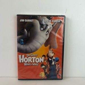 Dr. Seuss Horton Hears a Who DVD, 2009 Jim Carrey Steve Carrell Brand New Sealed